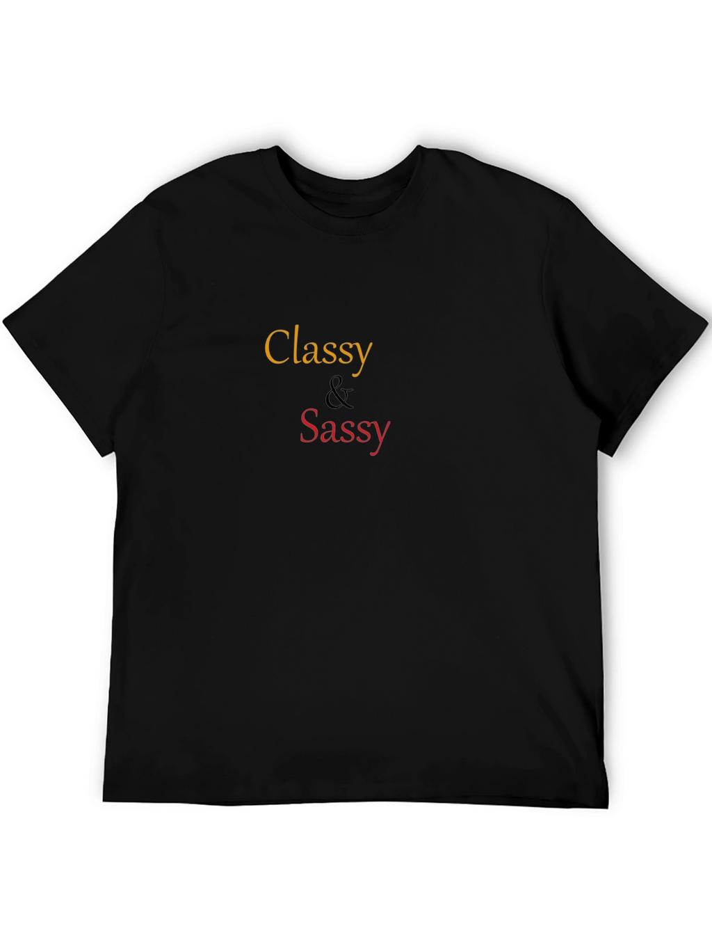 Classy & Sassy Graphic T-Shirt - Black
