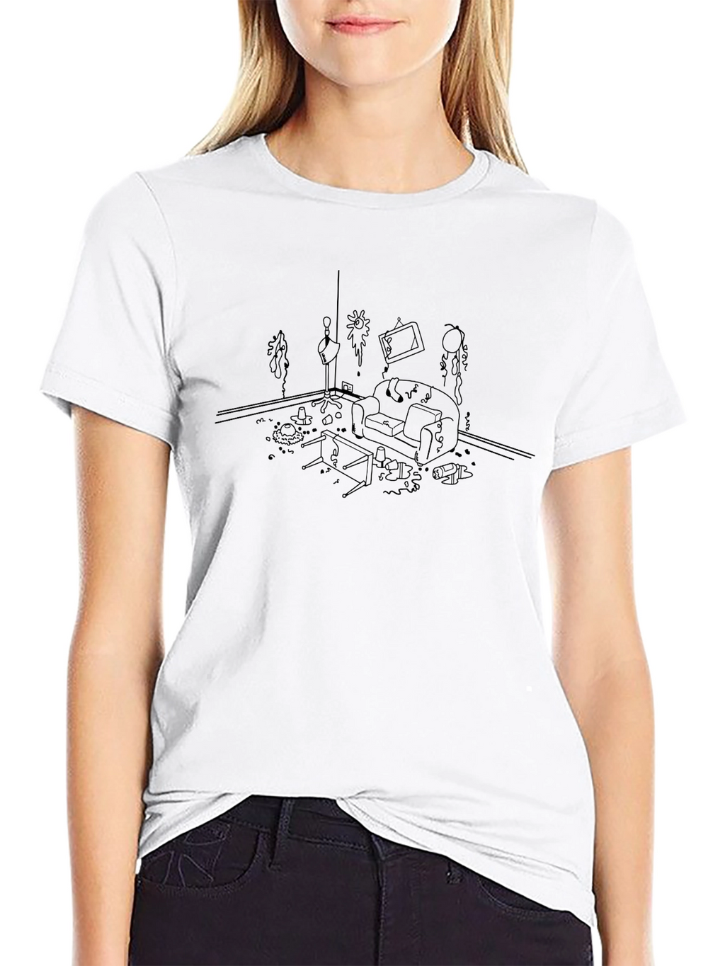 Messy Room T-Shirt - Unique Design