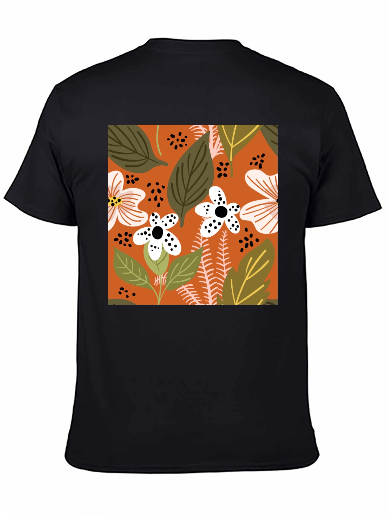 Floral Pattern Tee - Bold Botanical Style