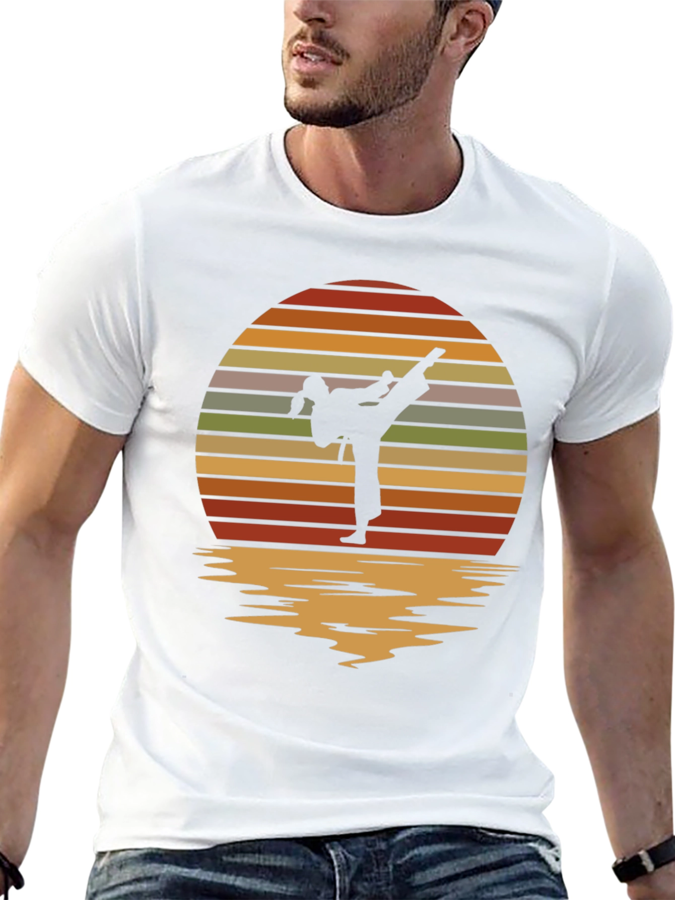 Karate Sunset T-Shirt - Martial Arts Apparel
