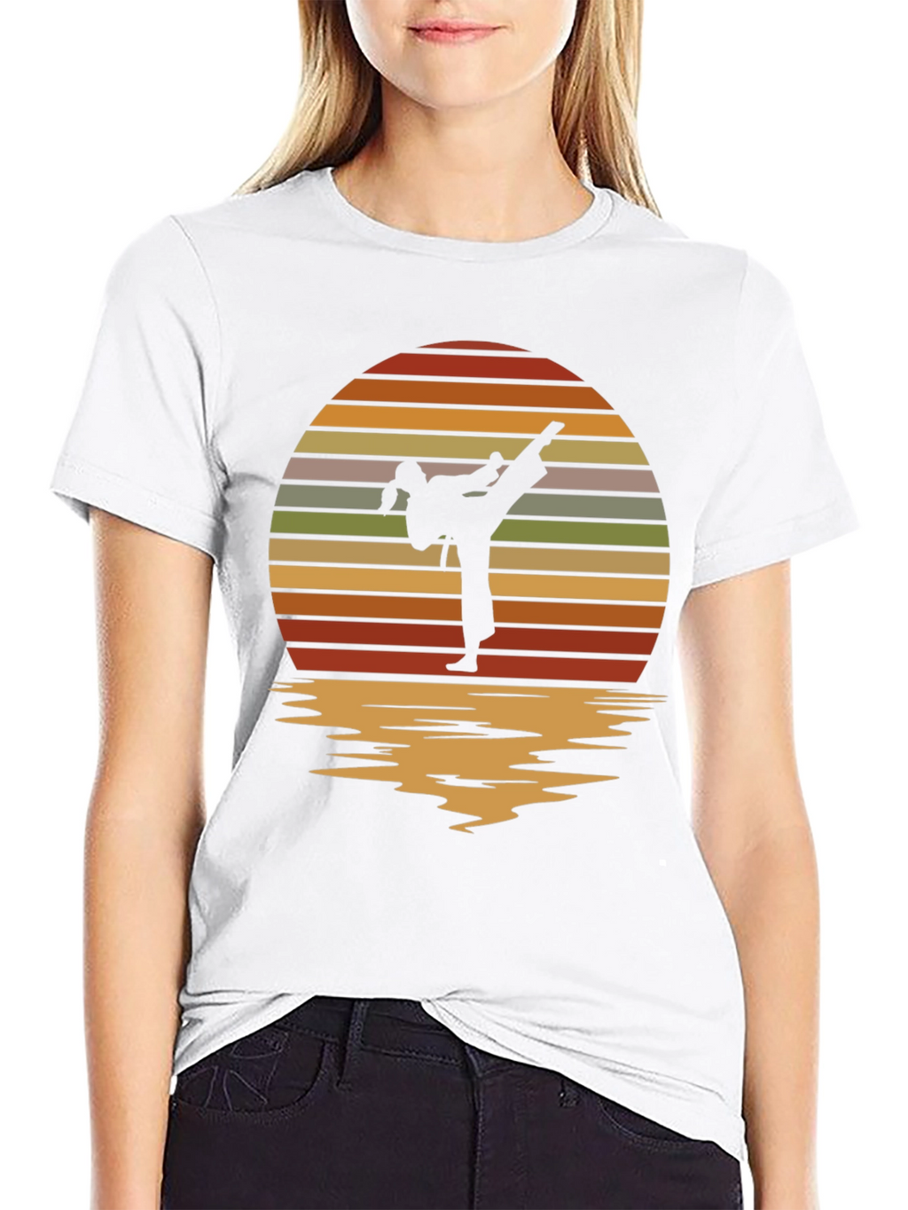 Karate Sunset T-Shirt - Martial Arts Apparel