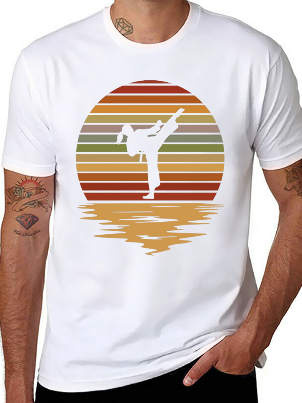 Karate Sunset T-Shirt - Martial Arts Apparel