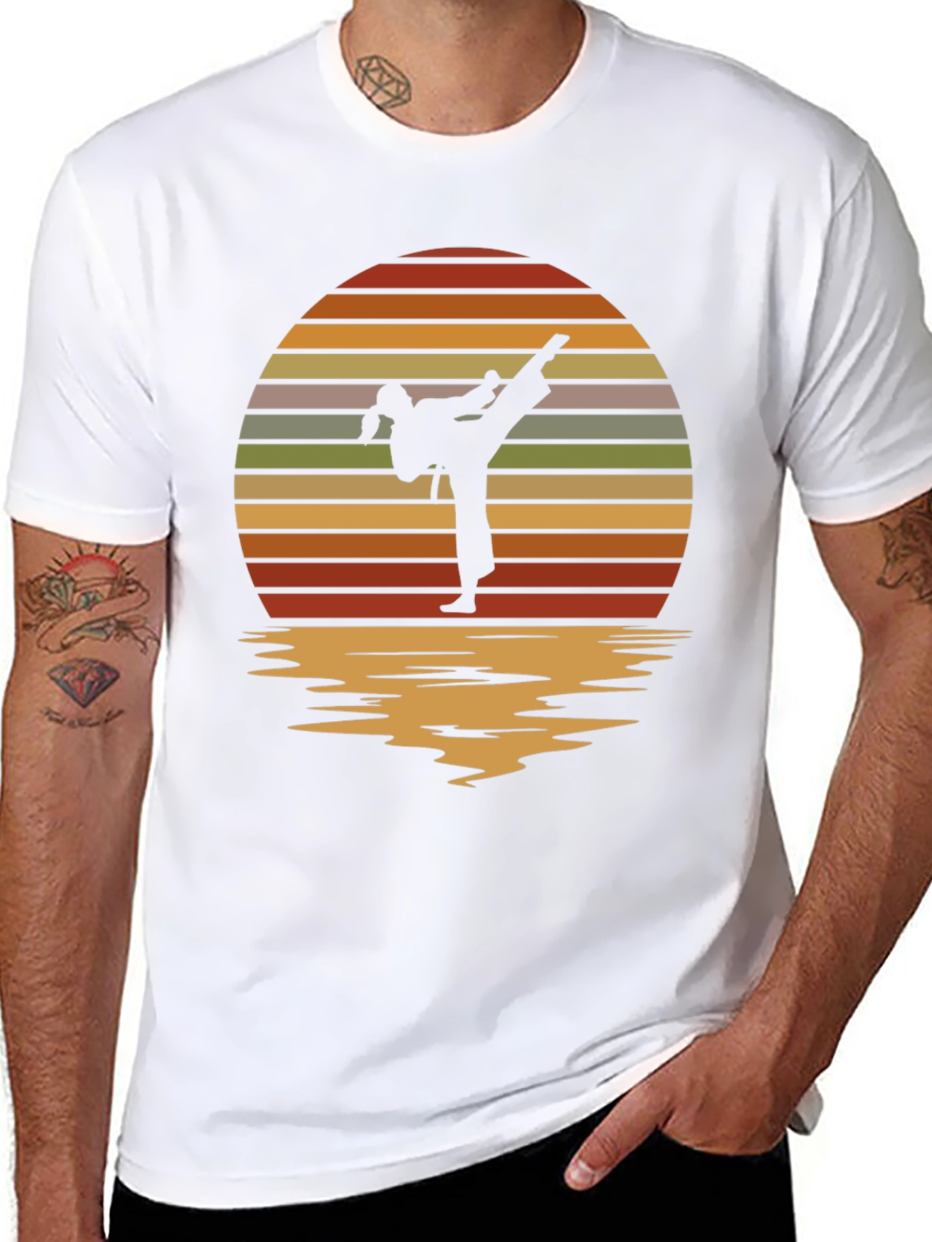 Karate Sunset T-Shirt - Martial Arts Apparel