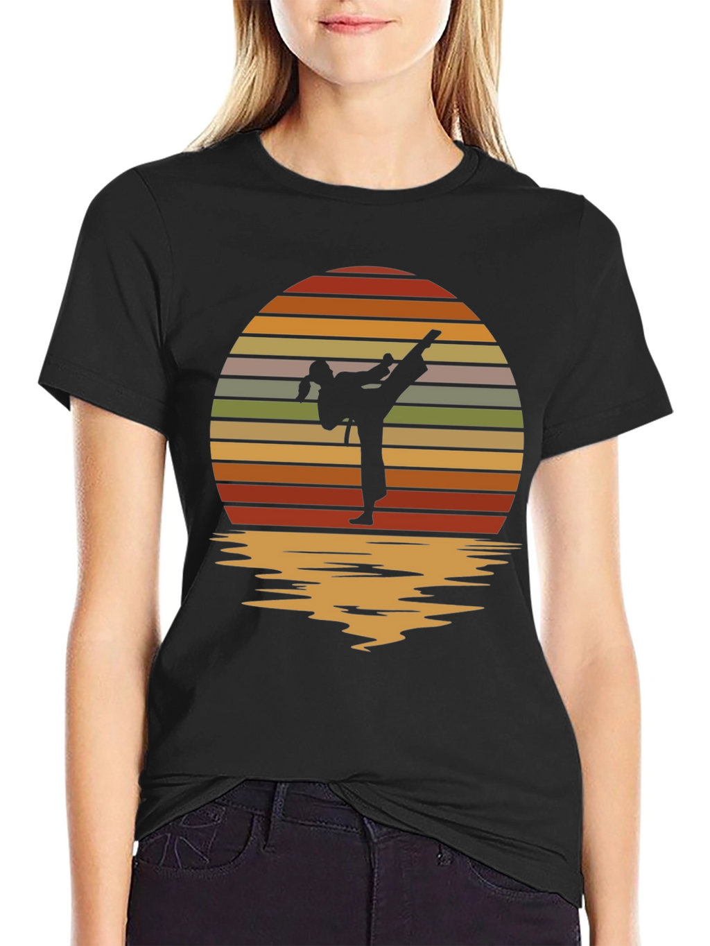 Karate Sunset T-Shirt - Martial Arts Apparel