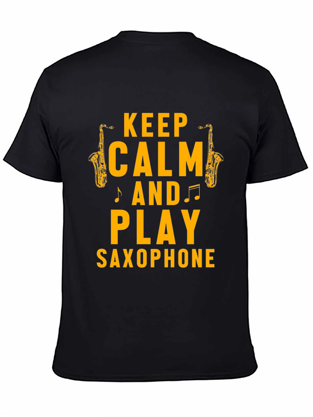 Keep Calm & Play Saxophone Graphic T-Shirt