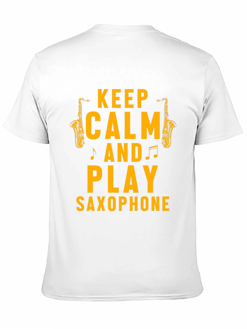 Keep Calm & Play Saxophone Graphic T-Shirt