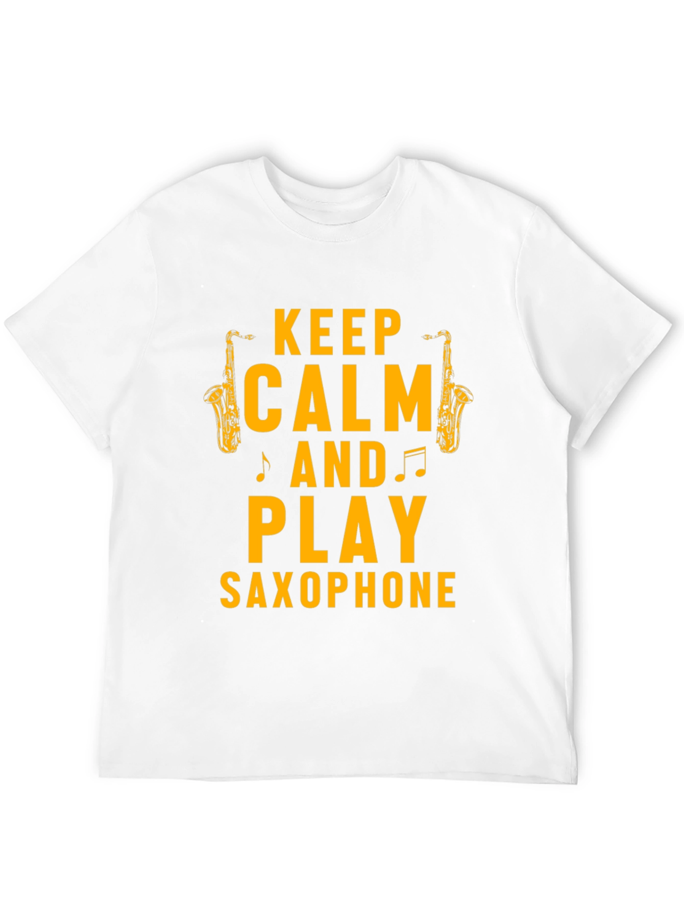 Keep Calm & Play Saxophone Graphic T-Shirt