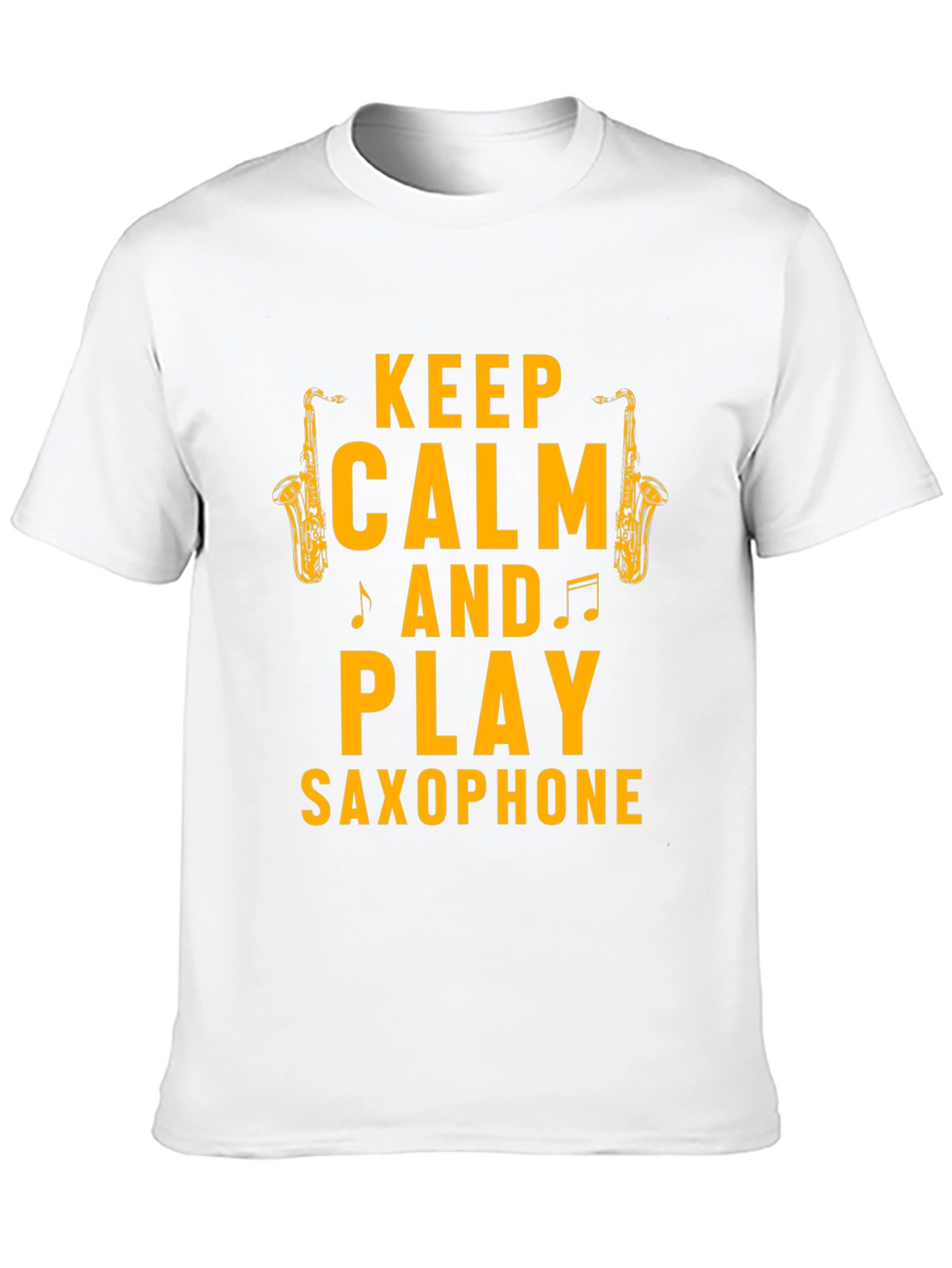Keep Calm & Play Saxophone Graphic T-Shirt
