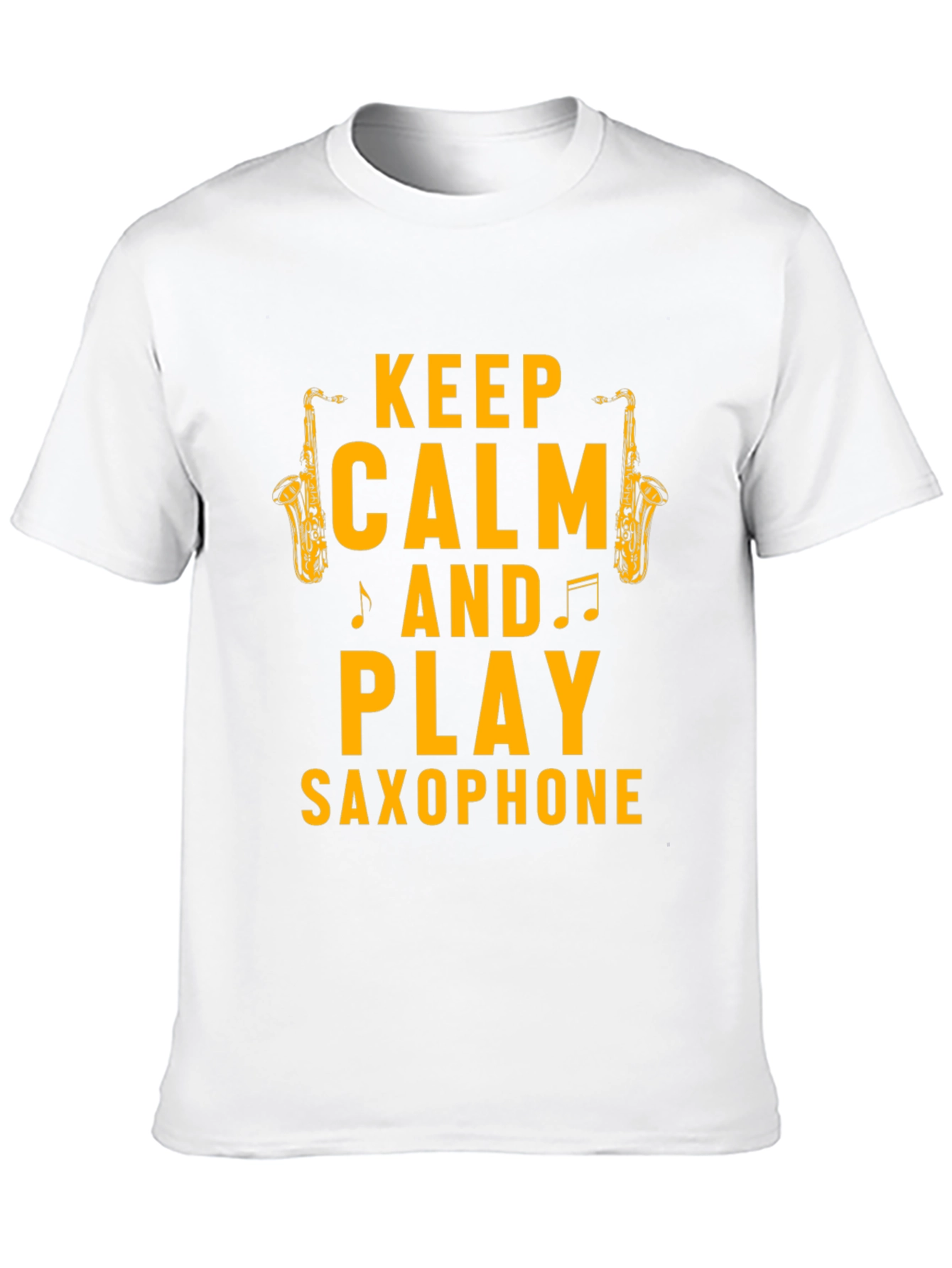 Keep Calm & Play Saxophone Graphic T-Shirt