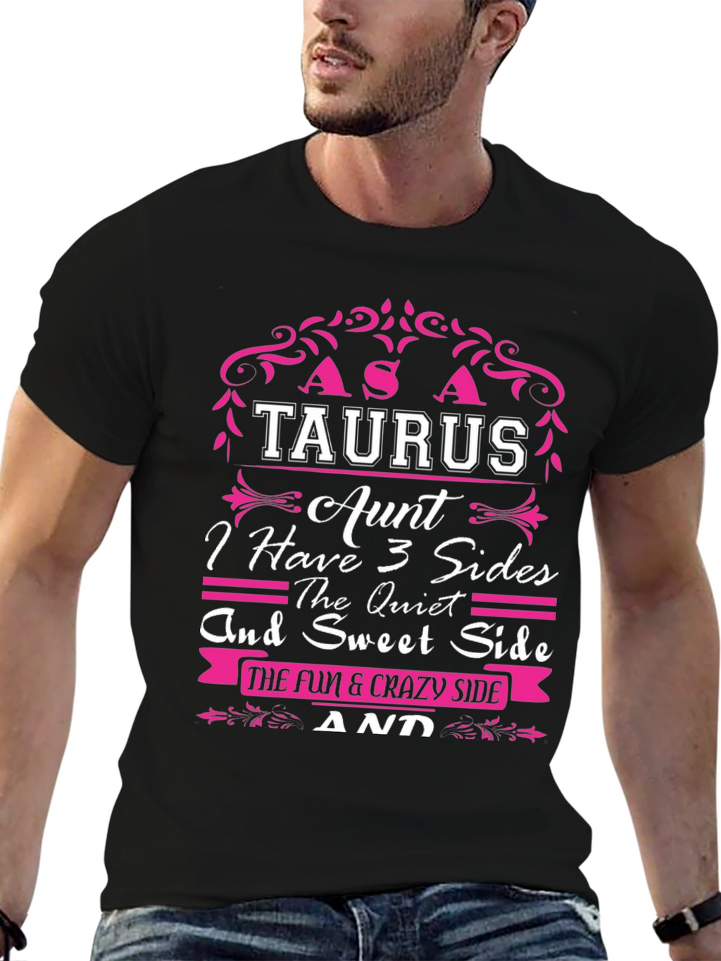 Taurus Aunt Graphic Novelty T-Shirt