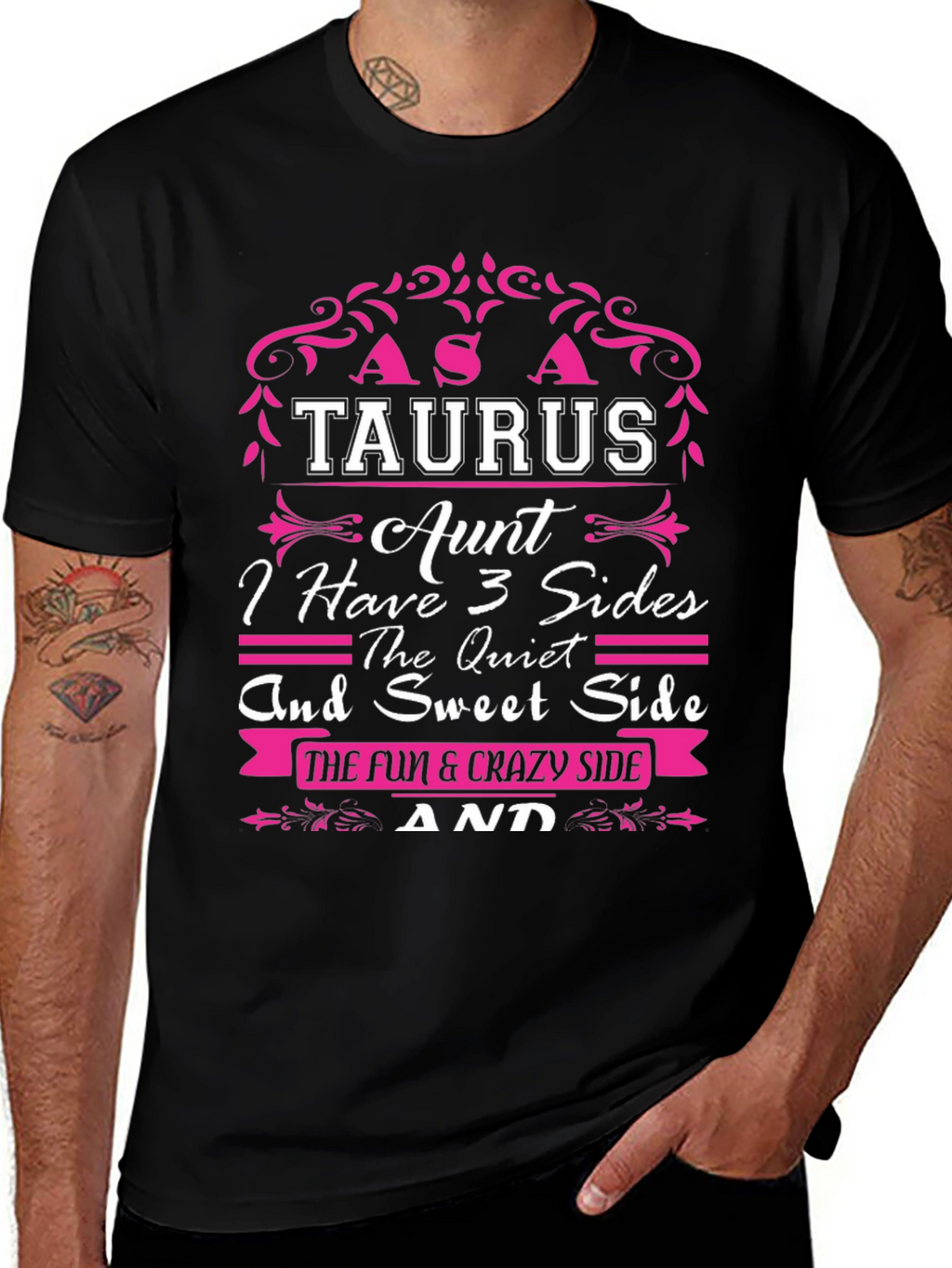 Taurus Aunt Graphic Novelty T-Shirt