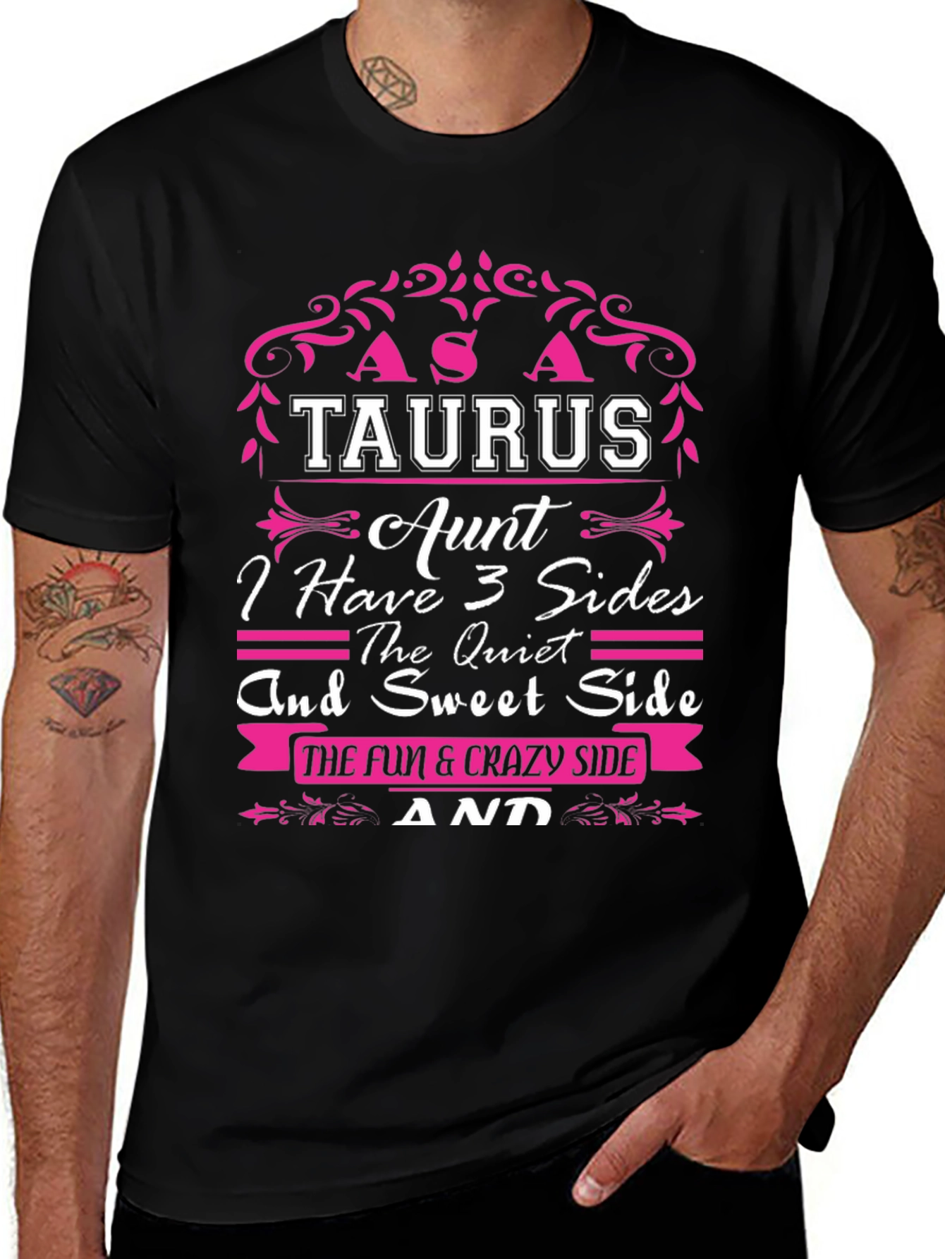 Taurus Aunt Graphic Novelty T-Shirt