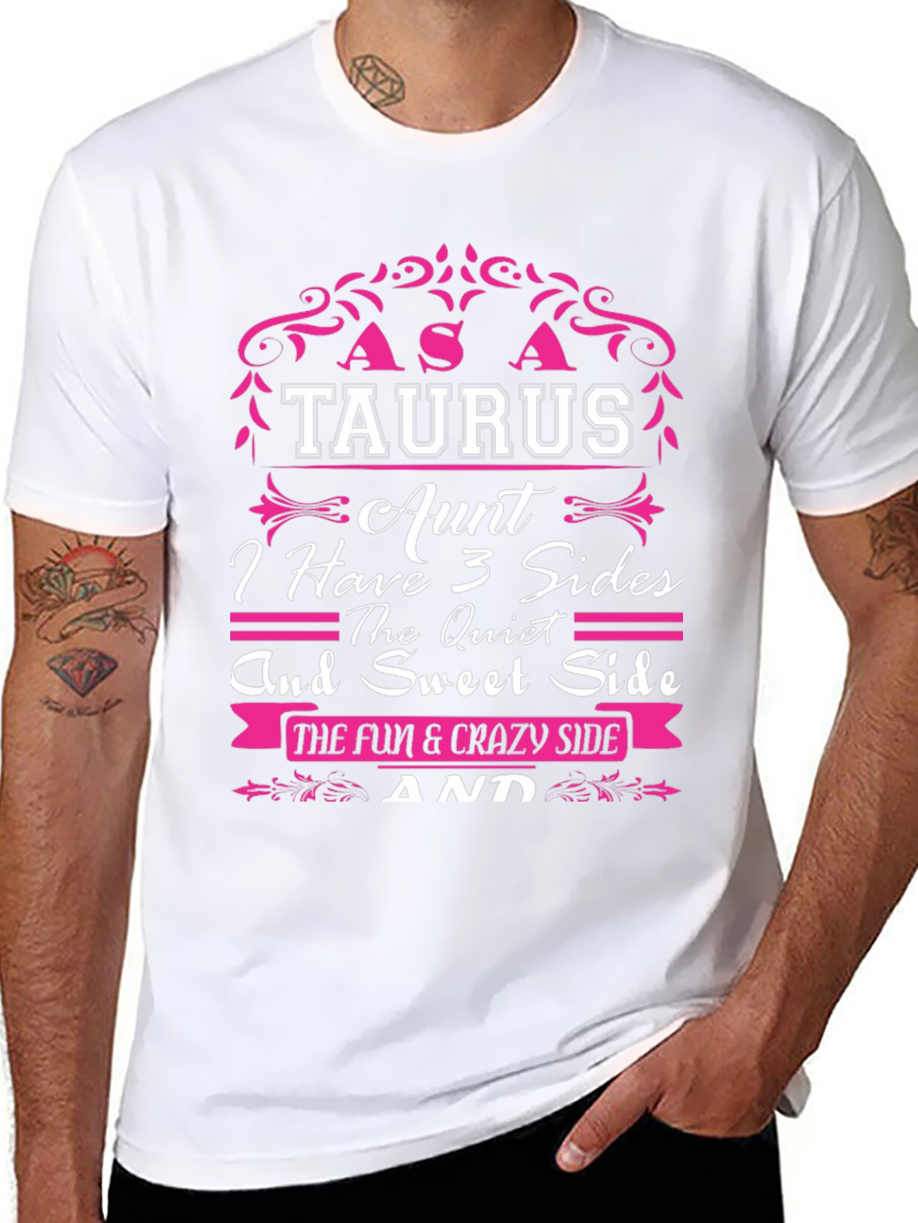 Taurus Aunt Graphic Novelty T-Shirt