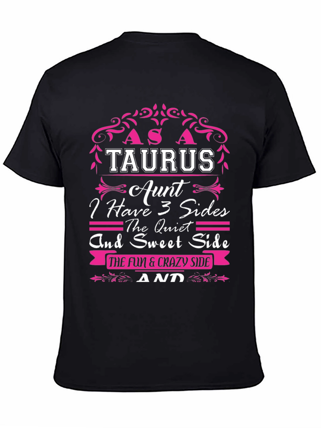 Taurus Aunt Graphic Novelty T-Shirt