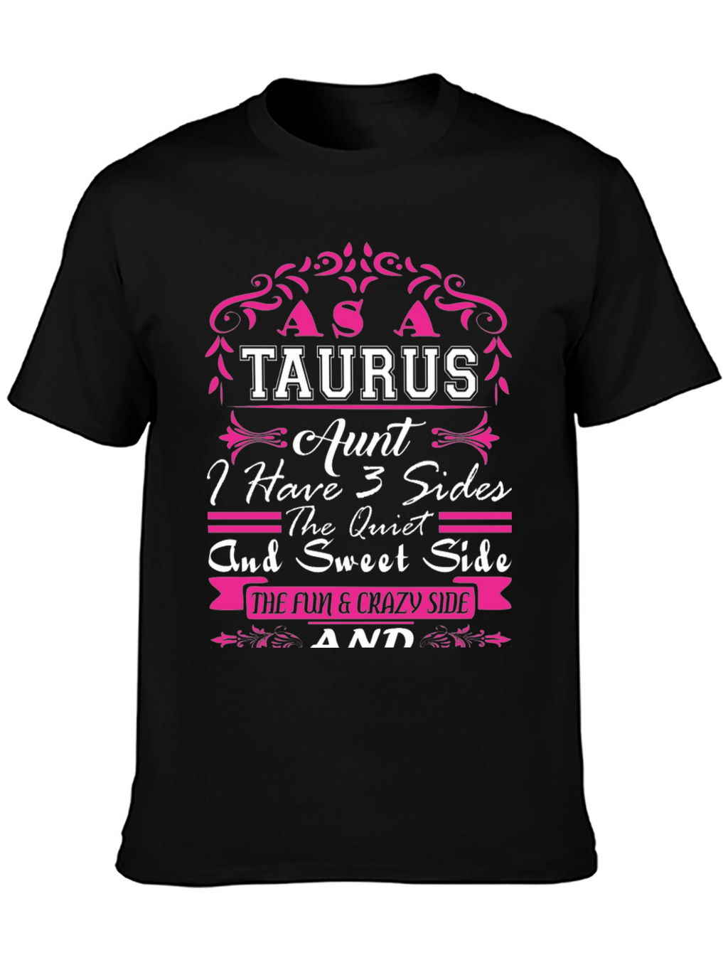 Taurus Aunt Graphic Novelty T-Shirt