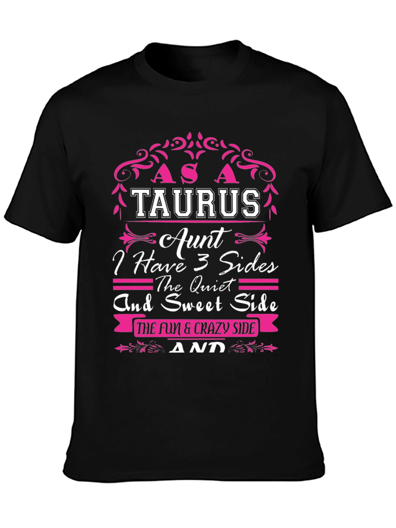 Taurus Aunt Graphic Novelty T-Shirt
