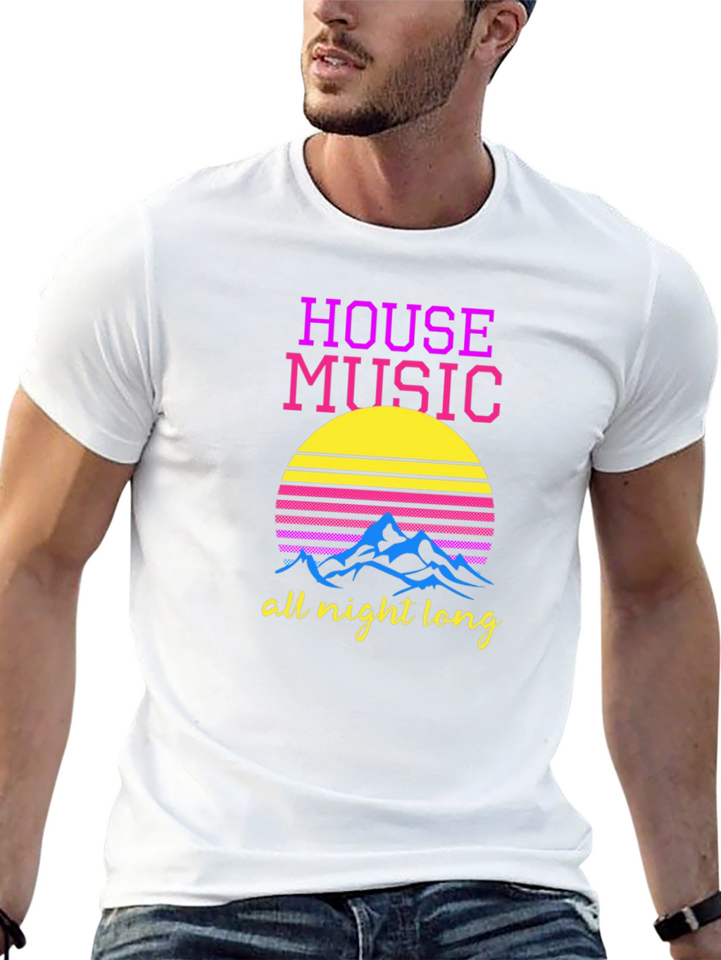 House Music All Night Long T-Shirt
