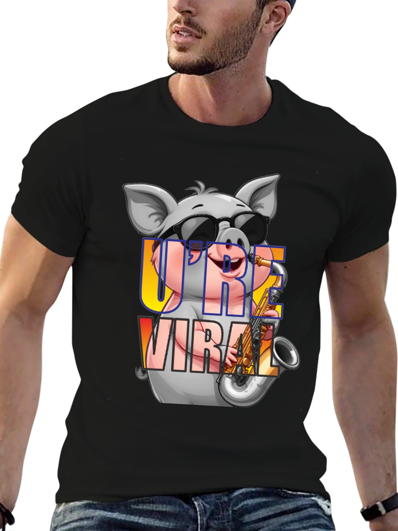 Cool Pig Saxophone T-Shirt