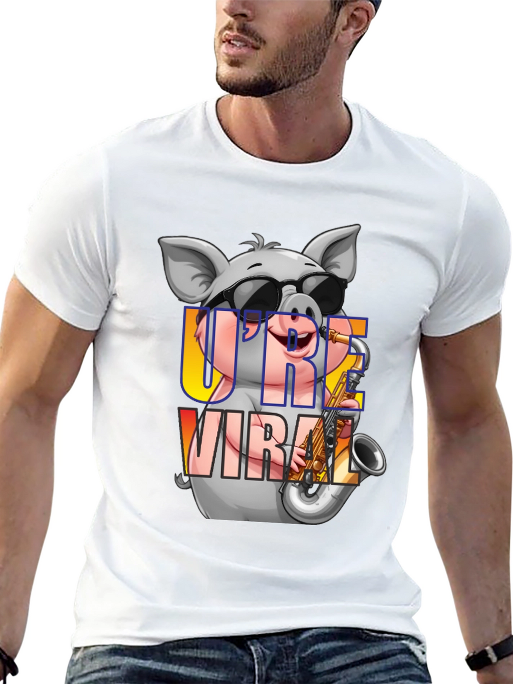 Cool Pig Saxophone T-Shirt