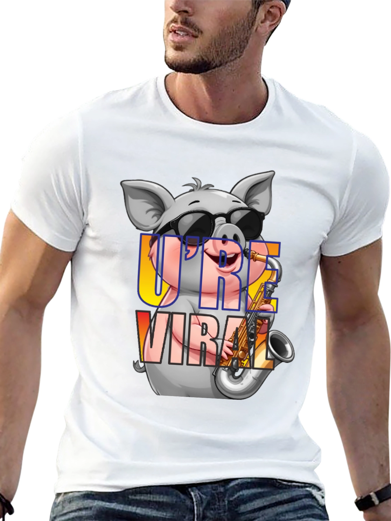 Cool Pig Saxophone T-Shirt