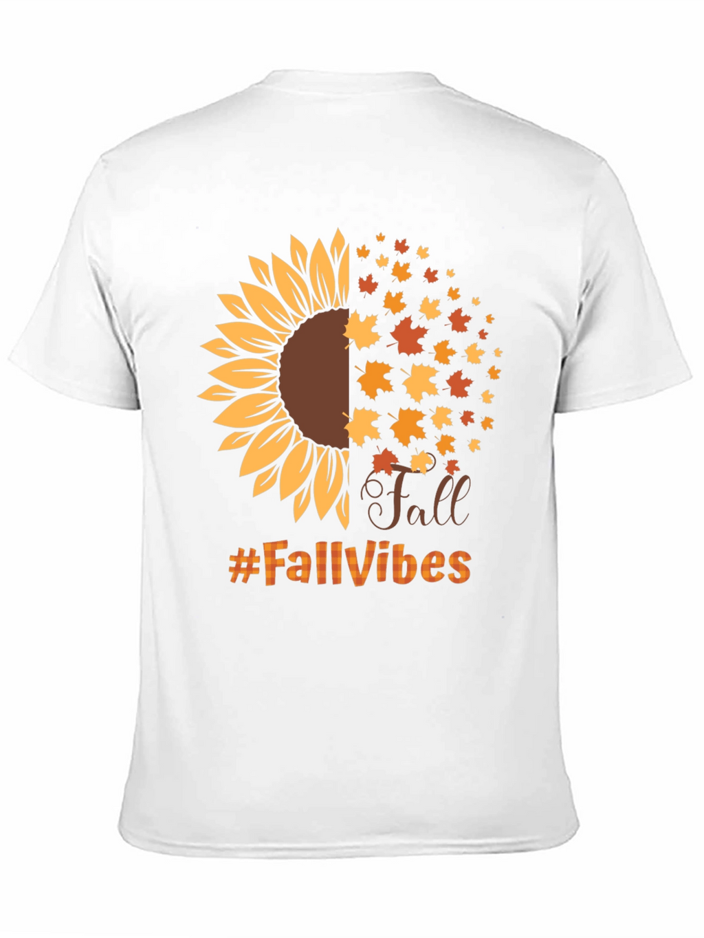 Fall Vibes Sunflower Graphic T-Shirt