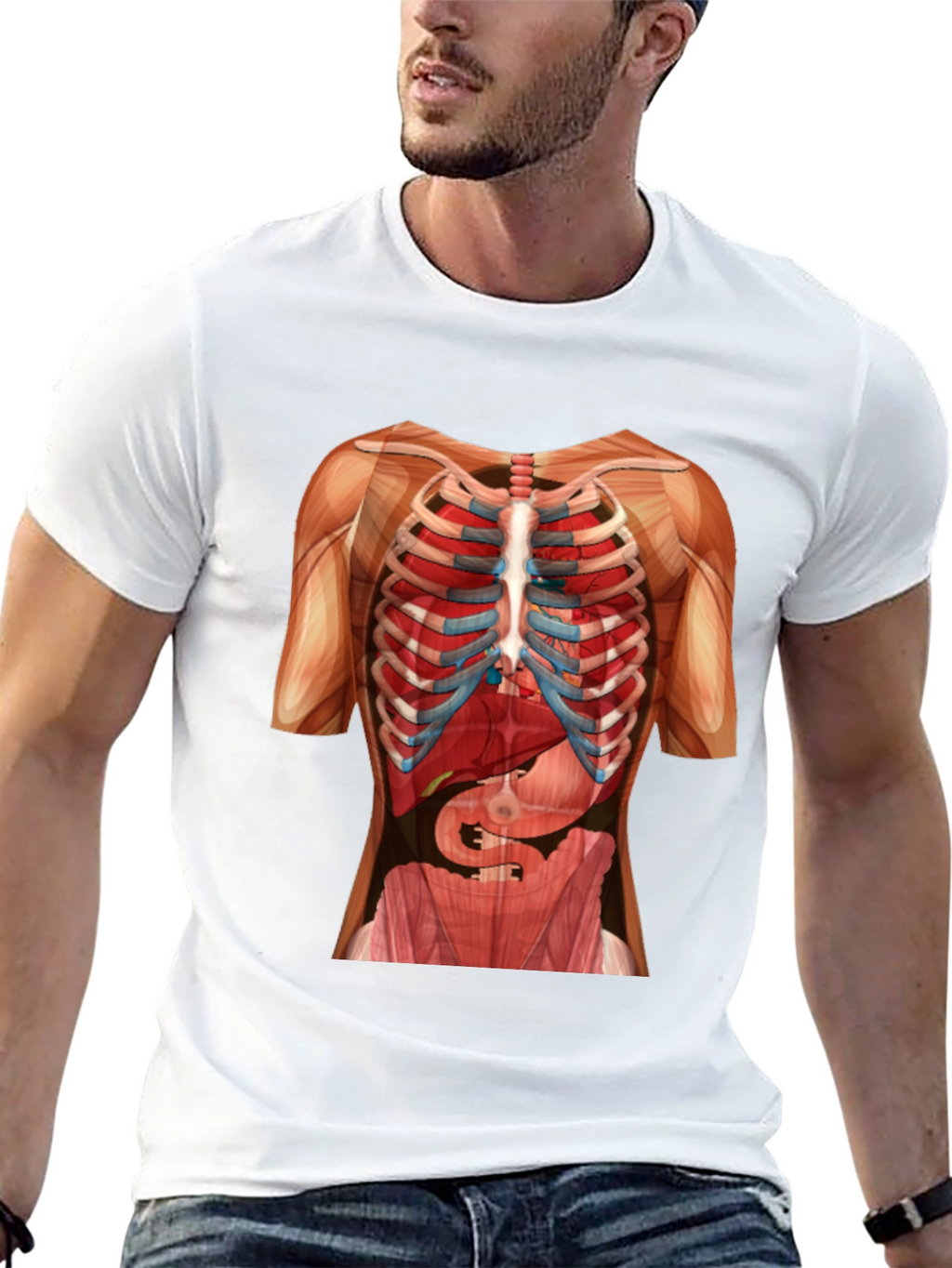Anatomy Skeleton Rib Cage T-Shirt