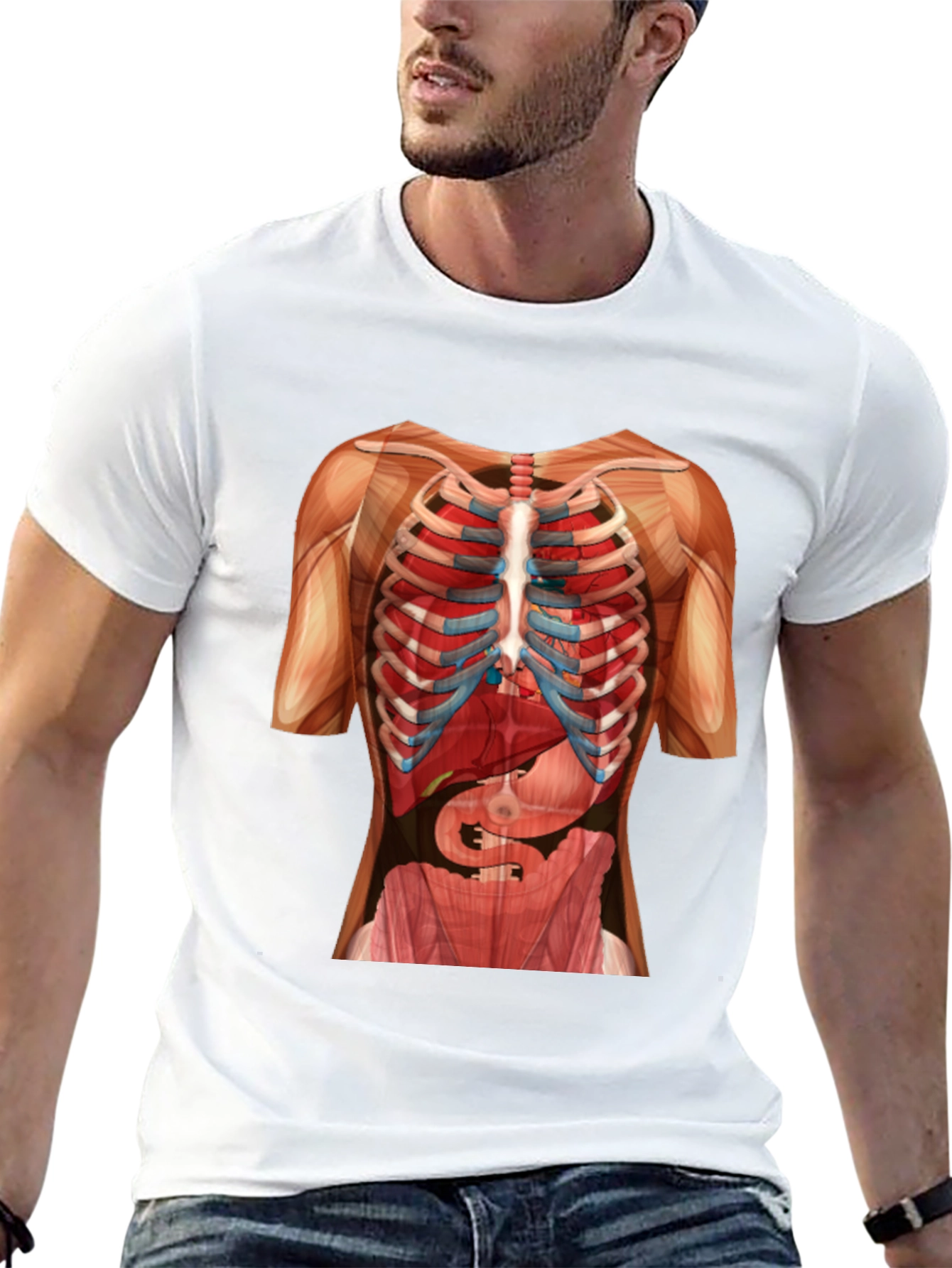 Anatomy Skeleton Rib Cage T-Shirt