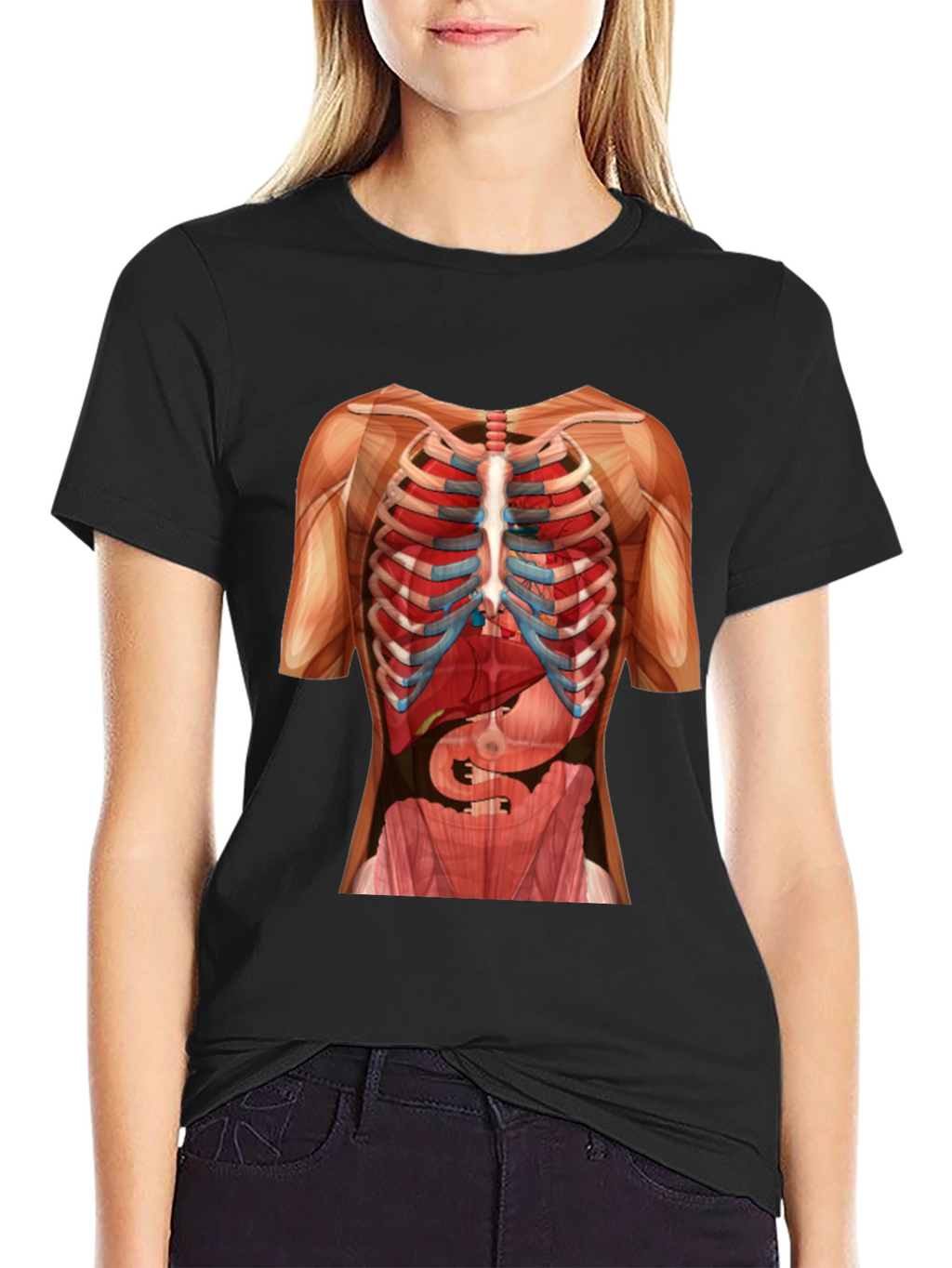 Anatomy Skeleton Rib Cage T-Shirt