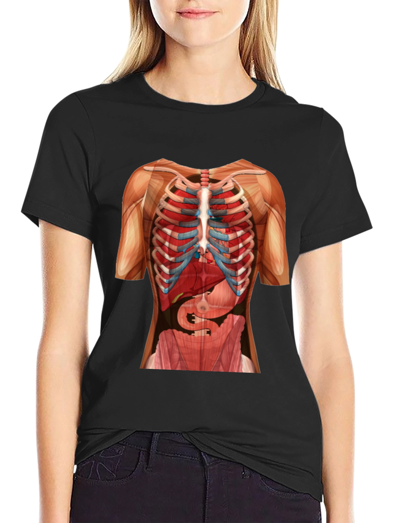 Anatomy Skeleton Rib Cage T-Shirt