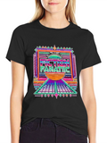 Fiction Fanatic Graphic Tee - Retro Style