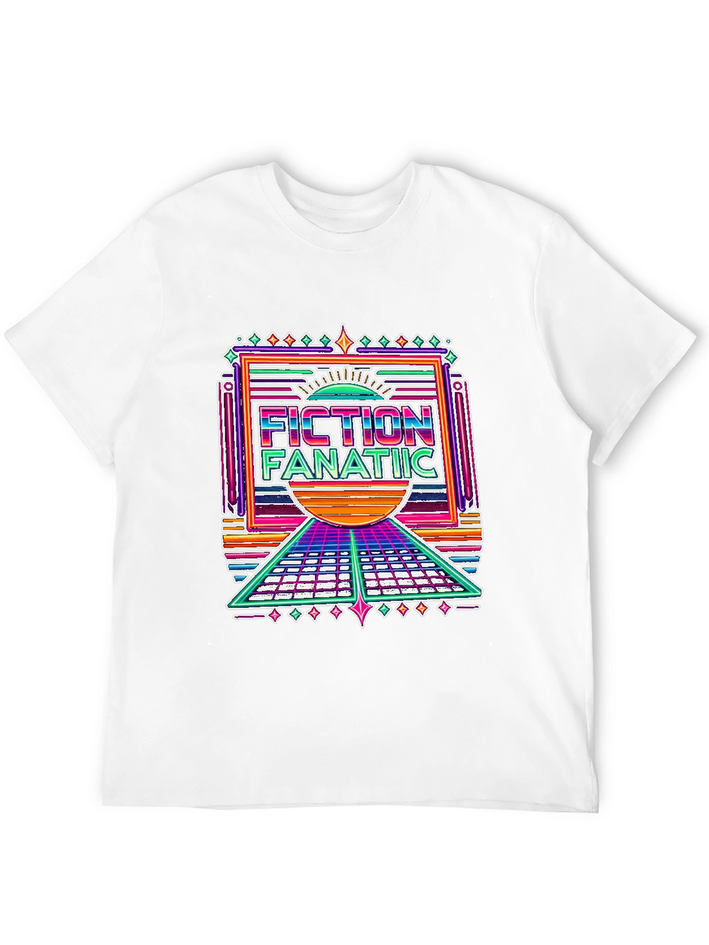 Fiction Fanatic Graphic Tee - Retro Style