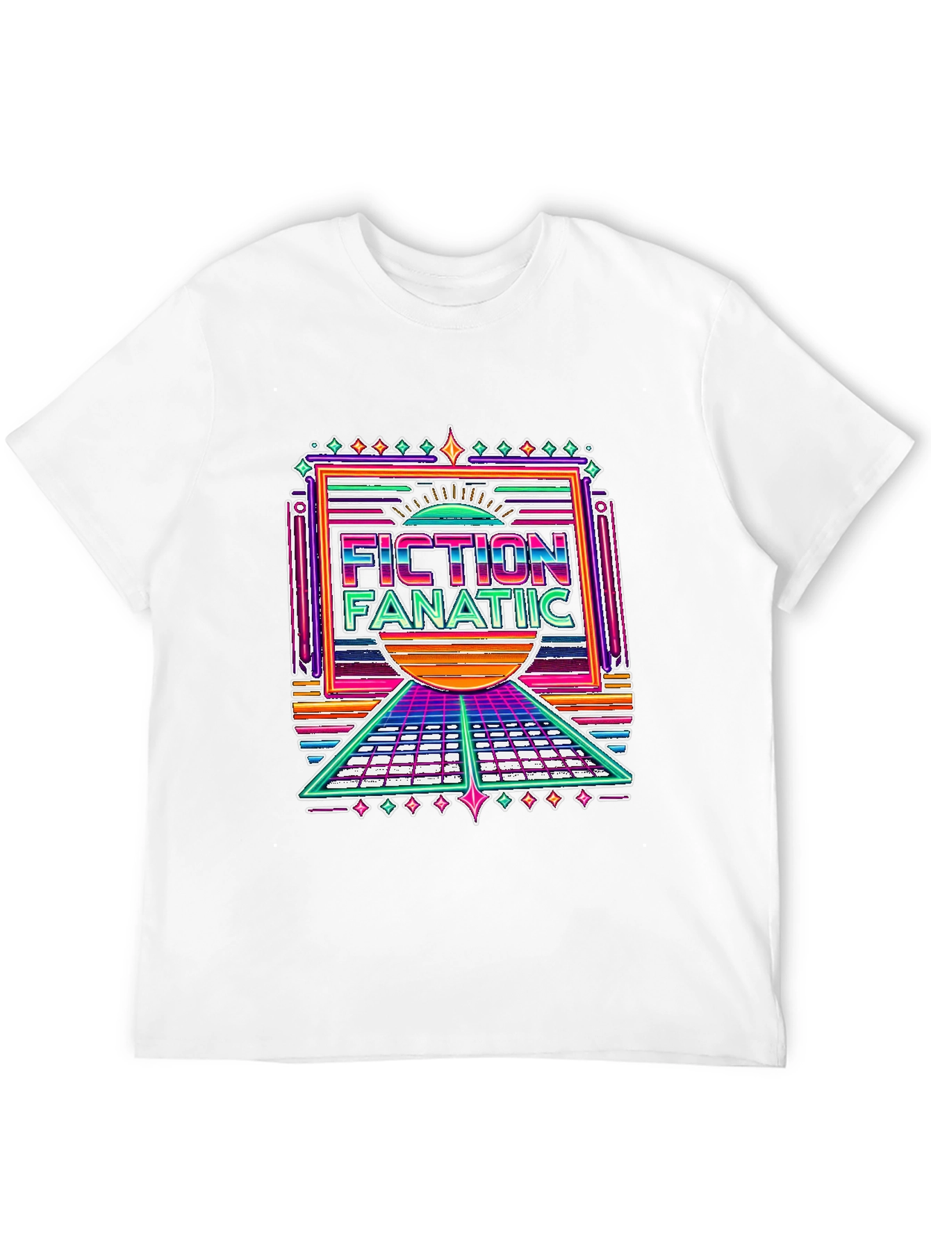 Fiction Fanatic Graphic Tee - Retro Style