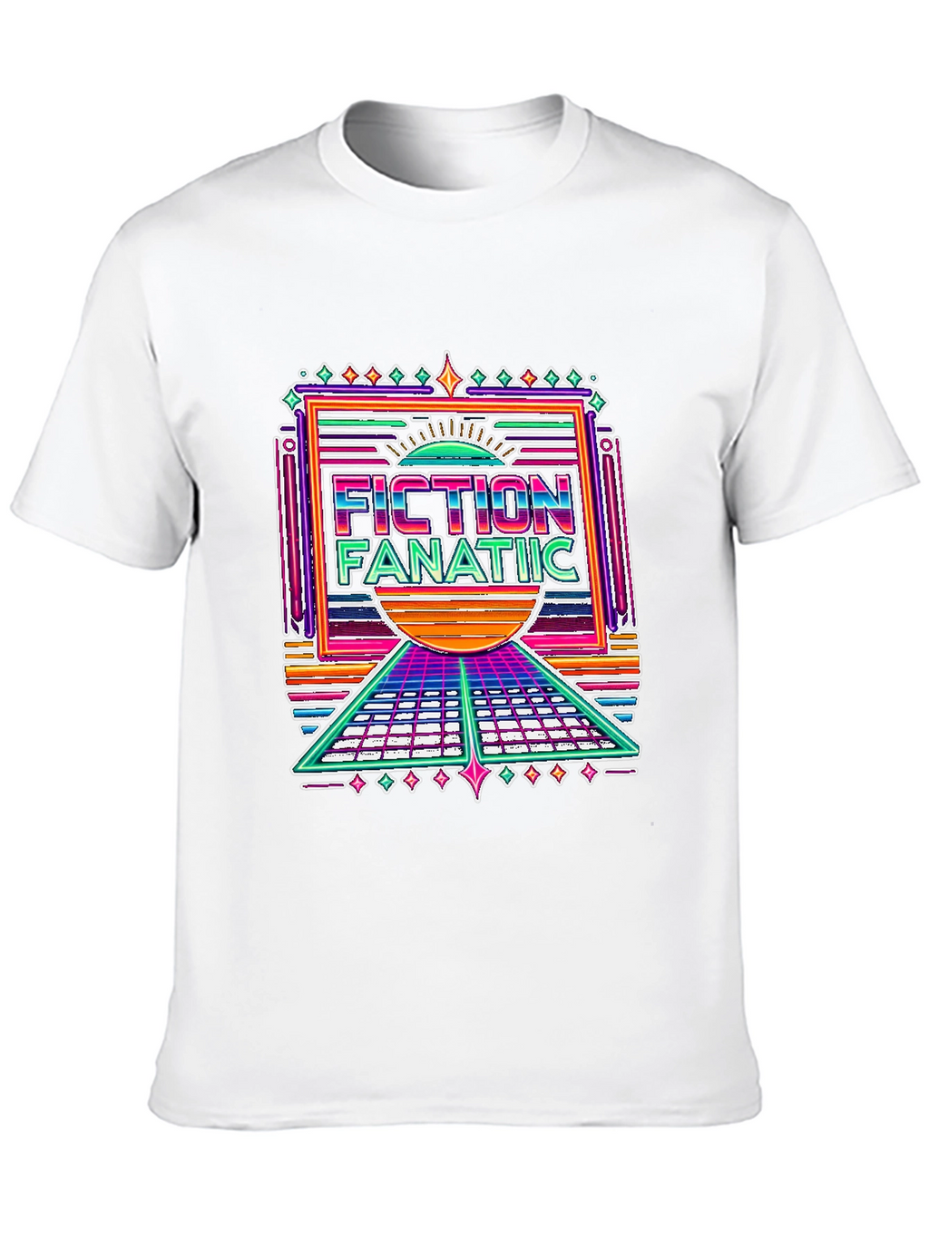 Fiction Fanatic Graphic Tee - Retro Style