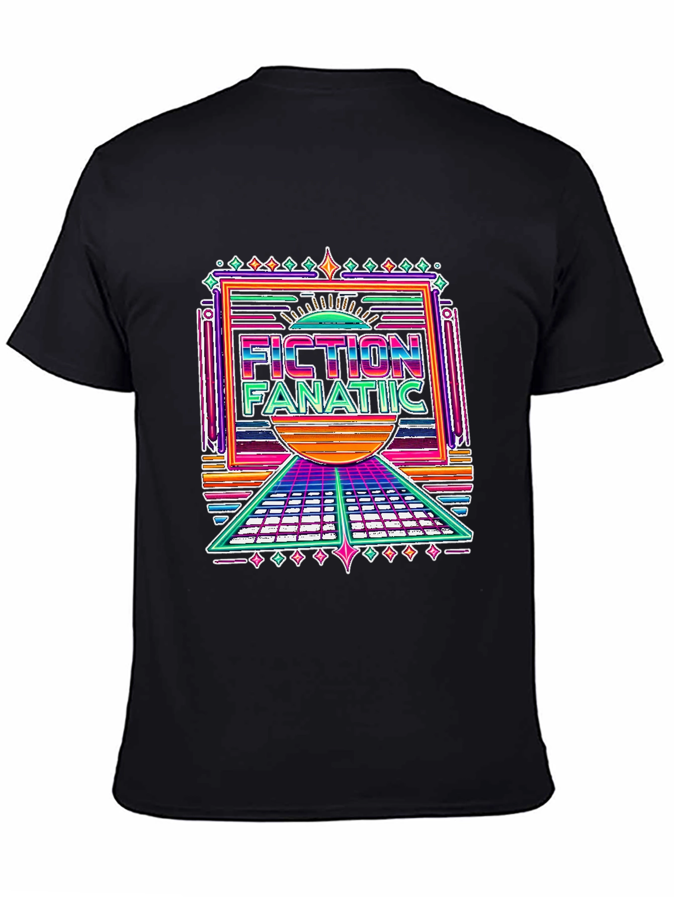 Fiction Fanatic Graphic Tee - Retro Style