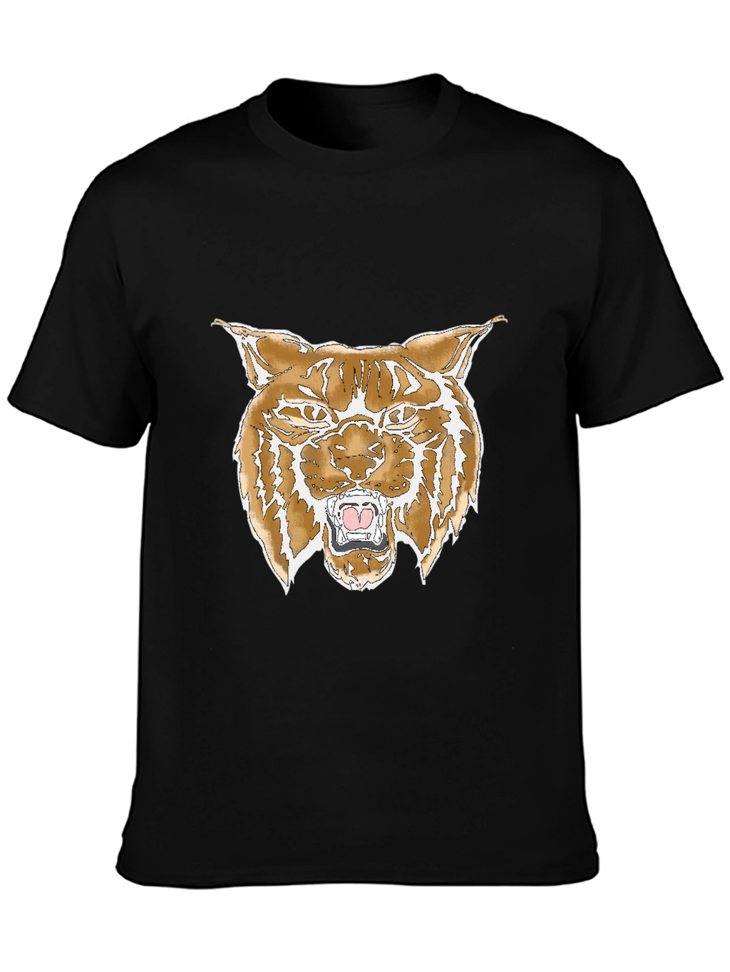 Bobcat Graphic Print Black T-Shirt