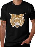 Bobcat Graphic Print Black T-Shirt