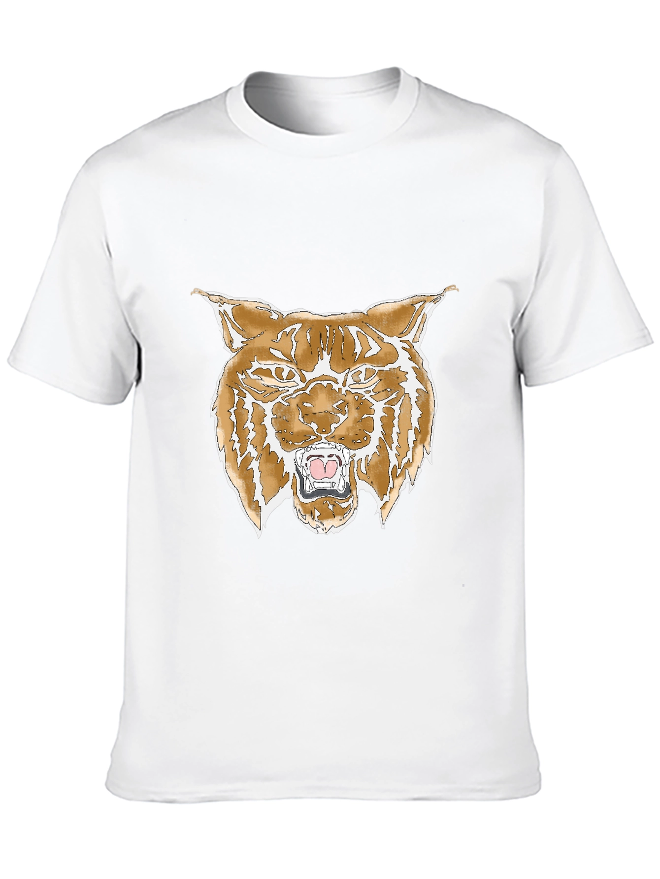 Bobcat Graphic Print Black T-Shirt
