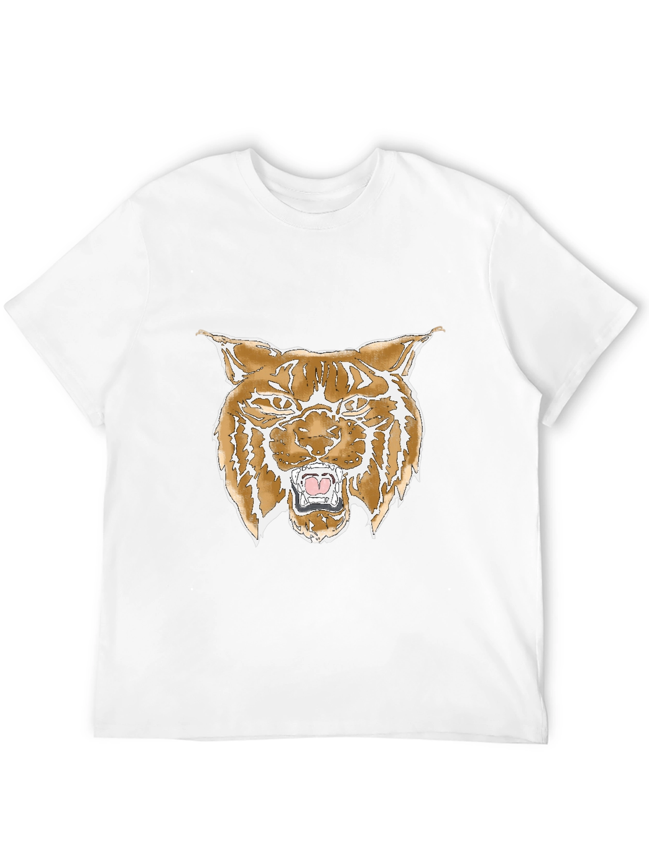 Bobcat Graphic Print Black T-Shirt