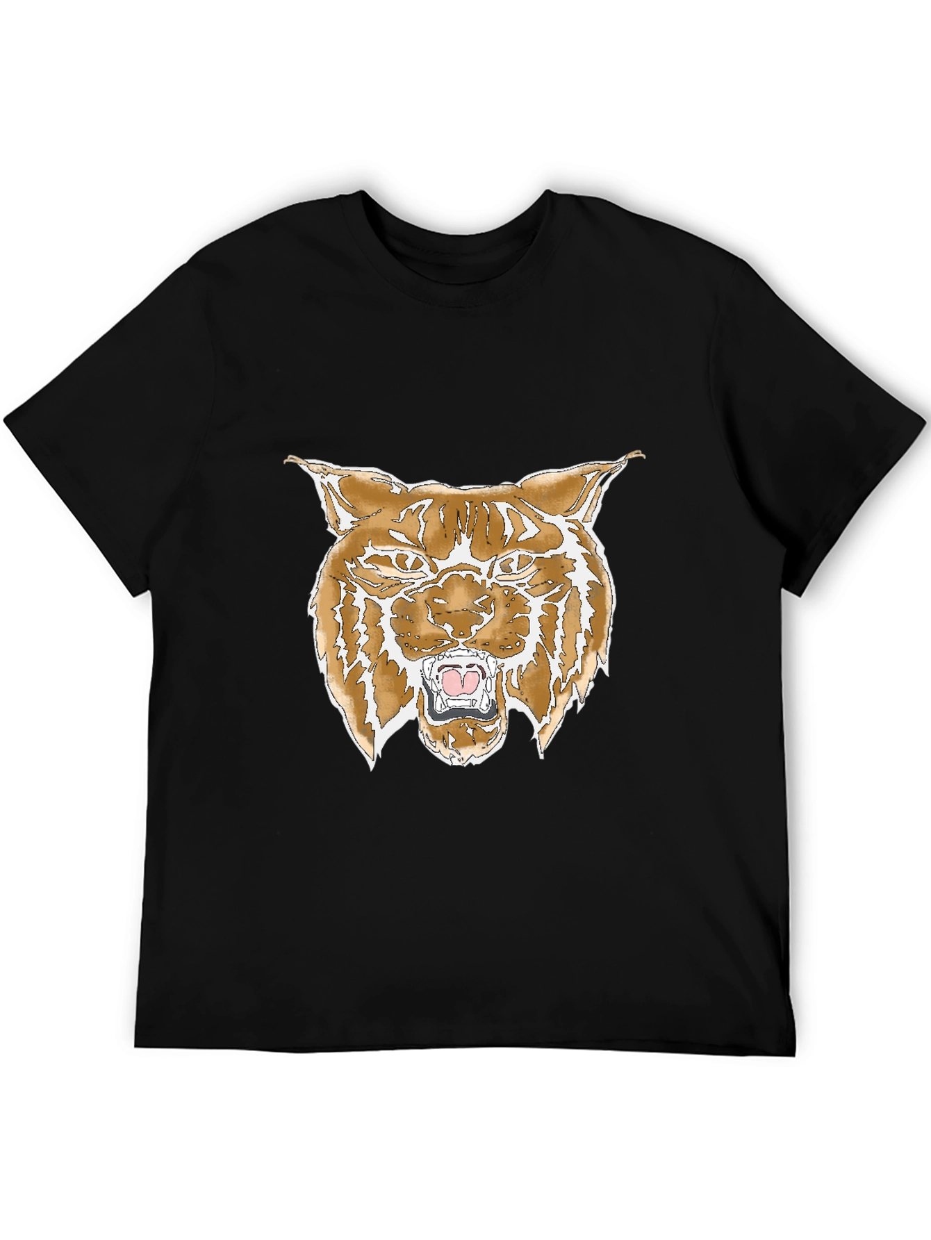 Bobcat Graphic Print Black T-Shirt