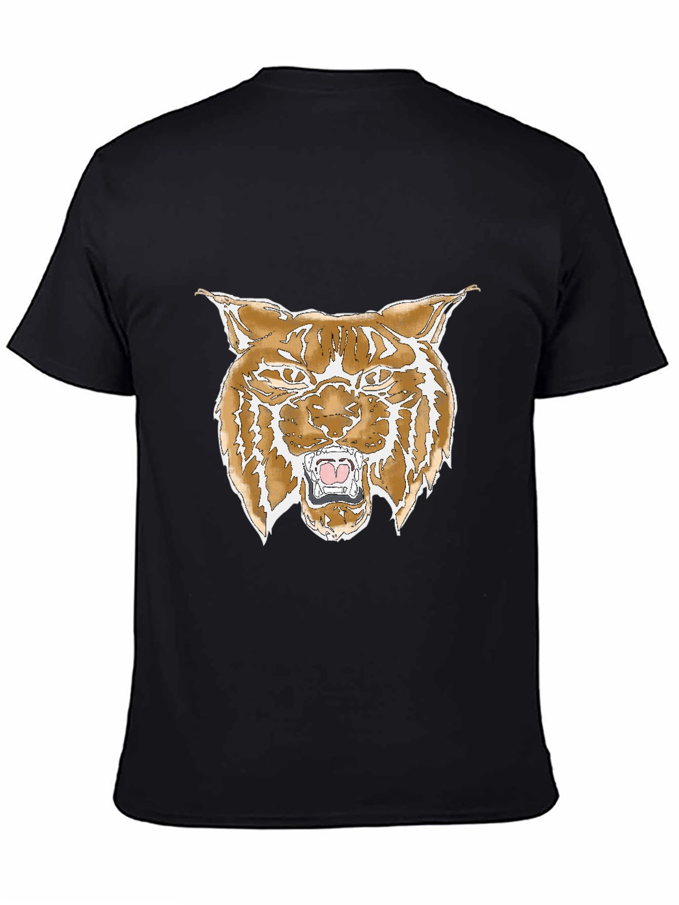 Bobcat Graphic Print Black T-Shirt