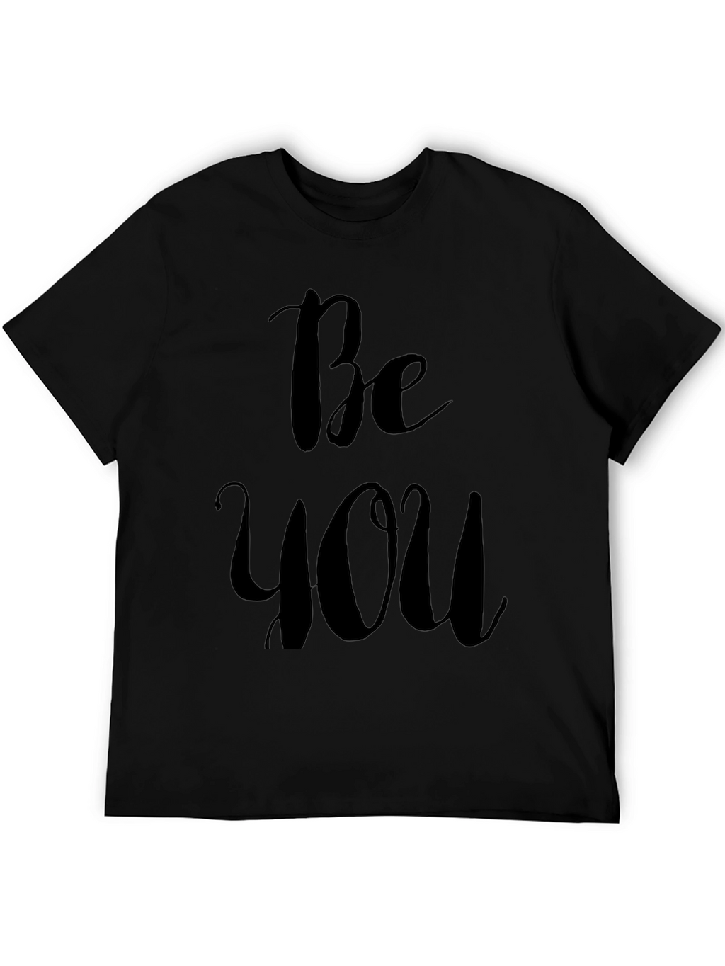 Be You Black Graphic T-Shirt