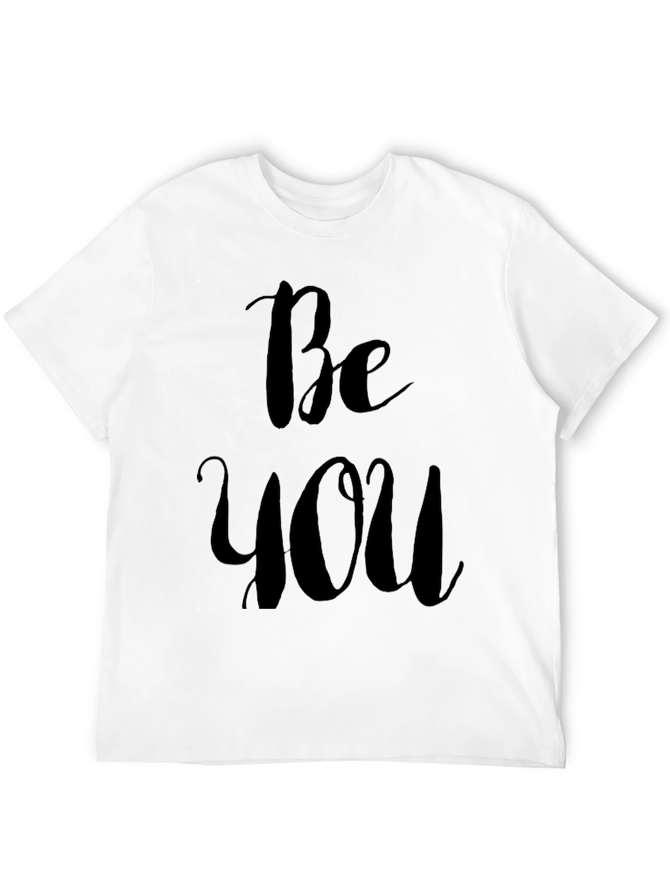 Be You Black Graphic T-Shirt