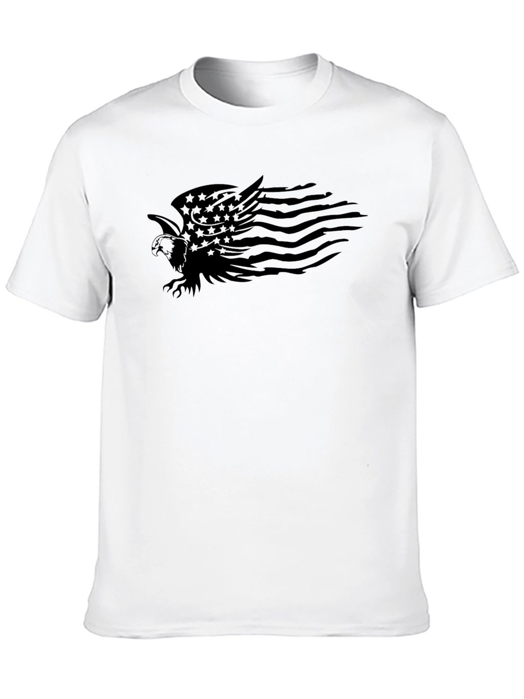 Eagle Flag Graphic Tee - Patriotic Style