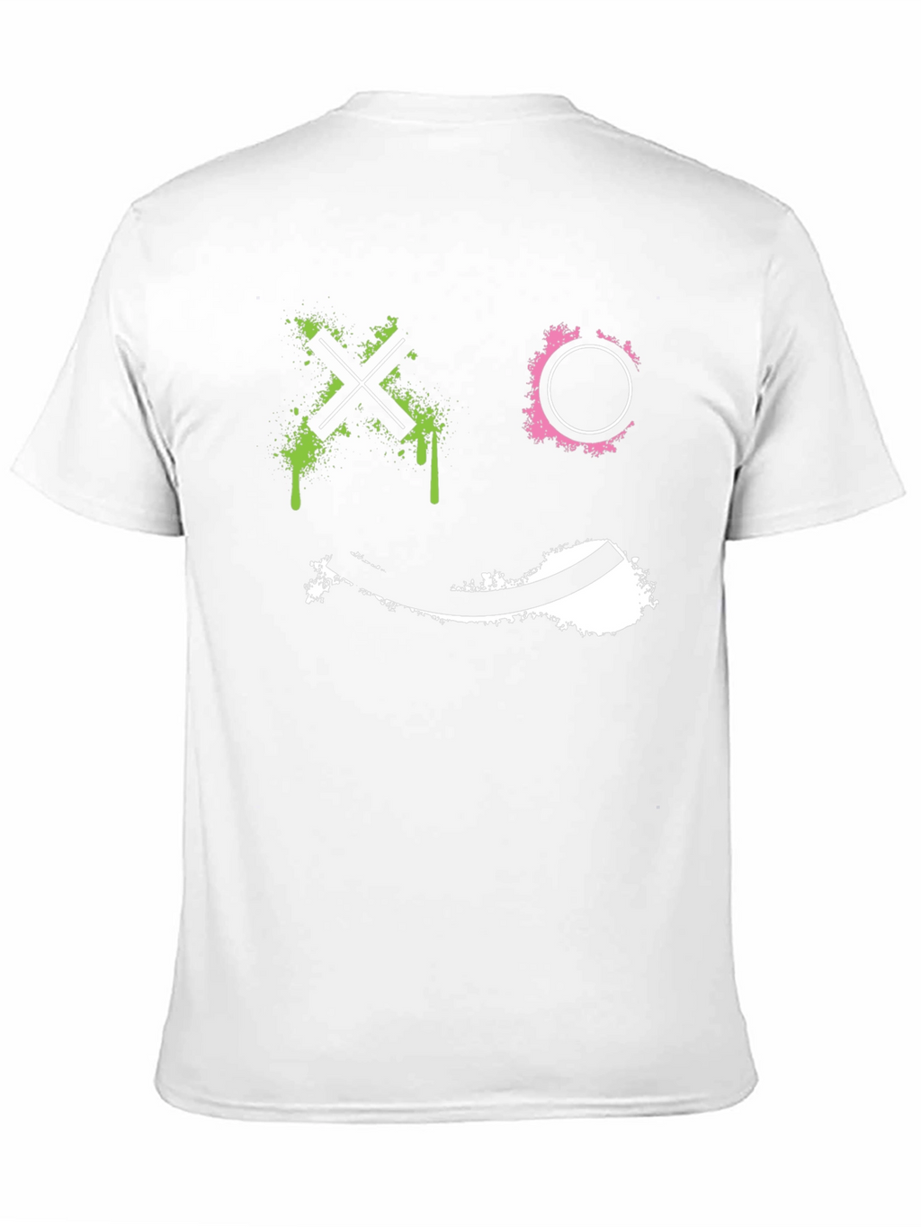 Abstract Graphic Print Black T-Shirt