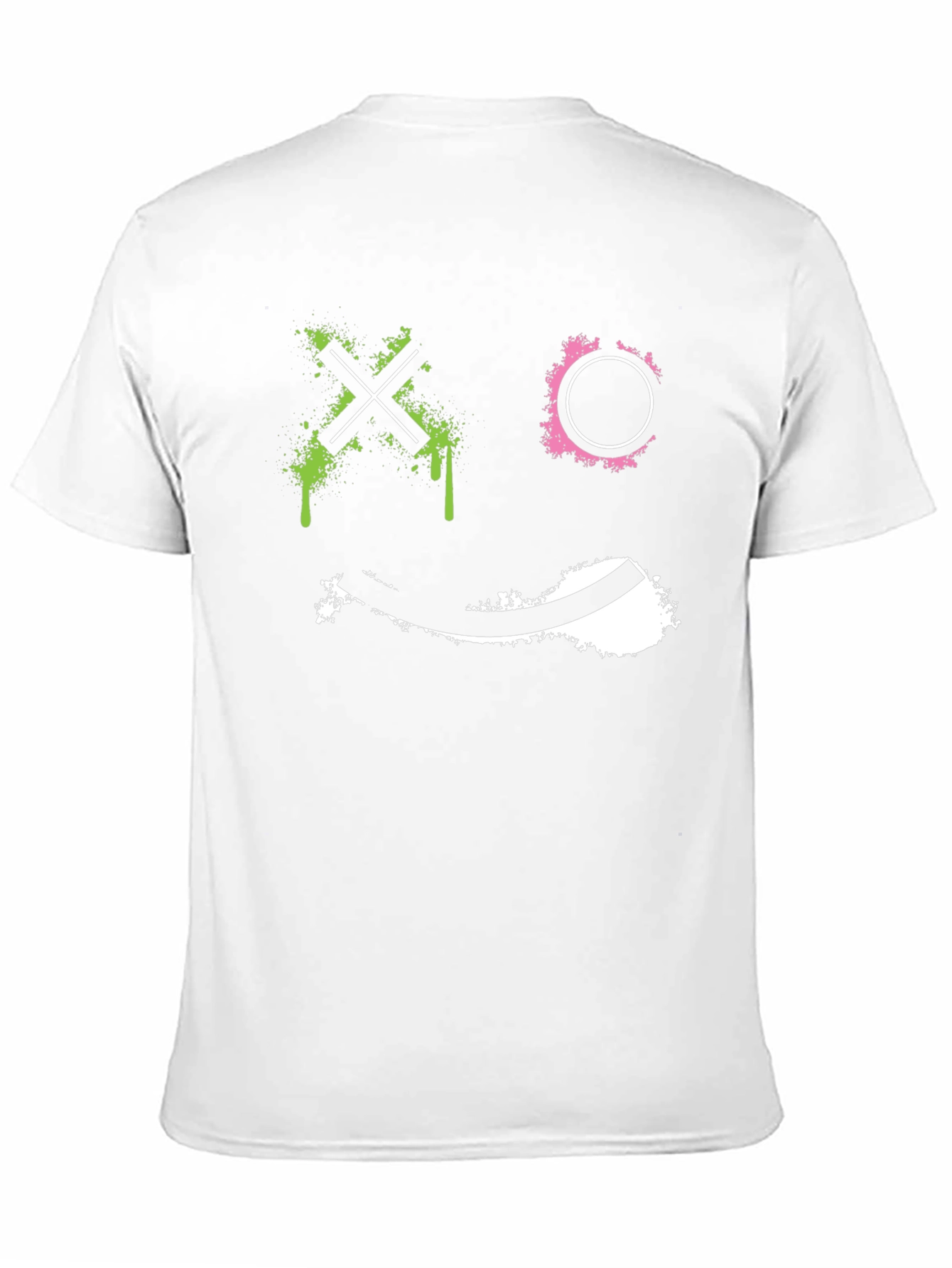 Abstract Graphic Print Black T-Shirt