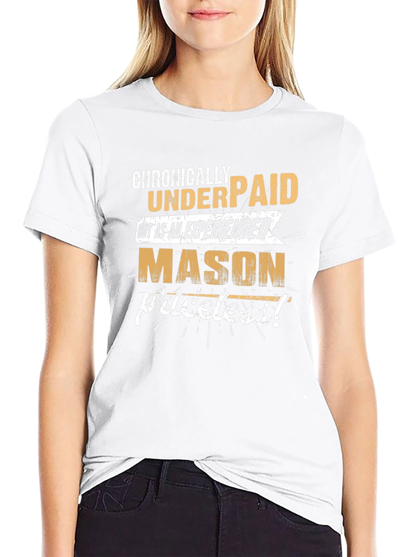 Chronically Underpaid Mason Graphic T-Shirt