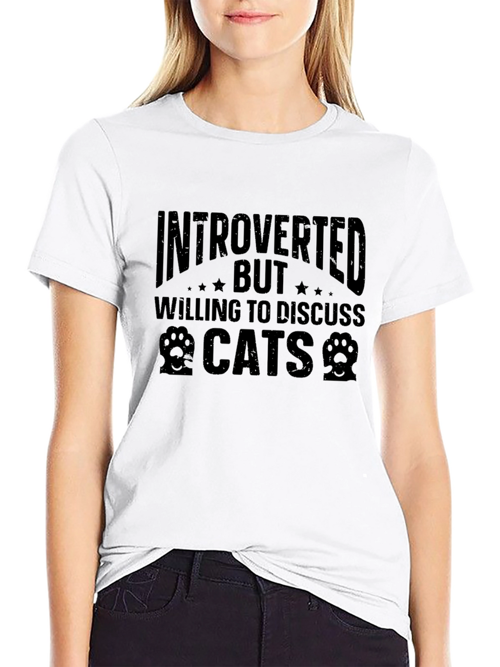 Introverted Cat Lover T-Shirt