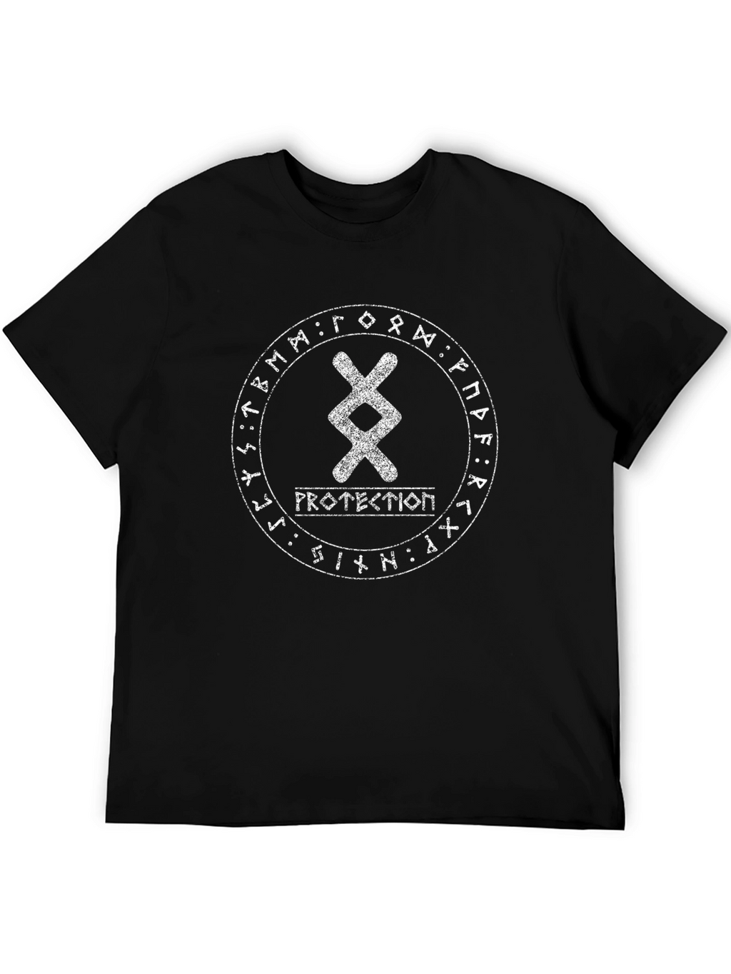 Runic Protection Symbol T-Shirt - Viking Style