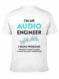 Audio Engineer Graphic T-Shirt - Problem Solver