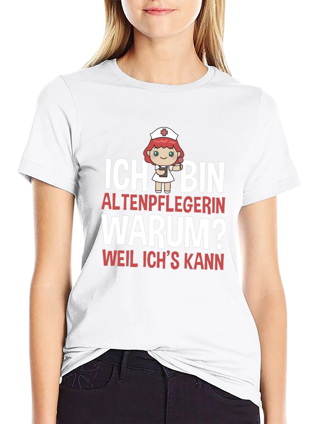 Funny Altenpflegerin T-Shirt - Because I Can!